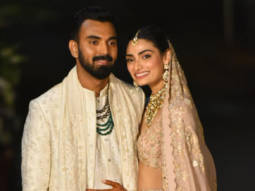 Photos: Newlywed KL Rahul and Athiya Shetty pose for paps