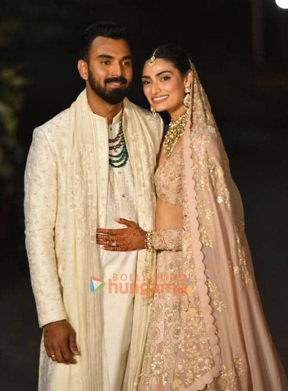 Photos: Newlywed KL Rahul and Athiya Shetty pose for paps | Parties & Events