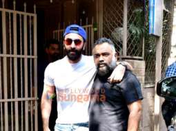 Photos: Ranbir Kapoor and Luv Ranjan spotted at dubbing studio in Bandra