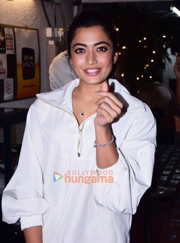 Photos: Rashmika Mandanna snapped at Izumi in Bandra