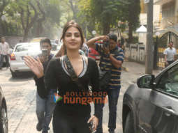 Photos: Rhea Chakraborty, Shibani Dandekar and Anusha Dandekar snapped outside Izumi in Bandra