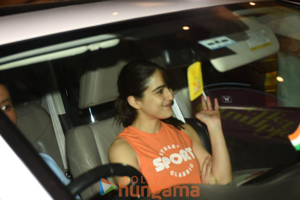 Photos: Sara Ali Khan spotted post her workout | Parties & Events