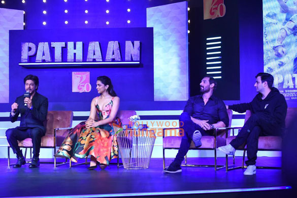 photos shah rukh khan deepika padukone john abraham and the team attend the press conference and success celebration of pathaan more 1