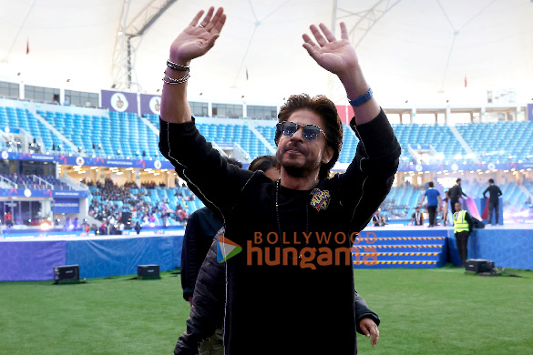 photos shah rukh khan snapped promoting the dp world international league t20 2