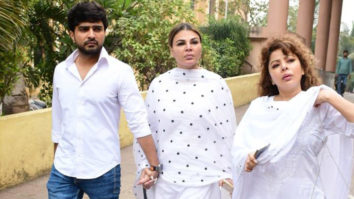 Rakhi Sawant gets clicked with Adil Khan as she leaves for her mothers funeral