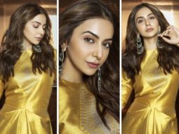 Rakul Preet’s brocade jumpsuit, which cost Rs. 29K for Chhatriwali promotions, is ideal for bringing glam and good spirits to the event