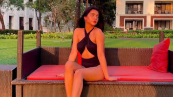 Ruhi Singh sizzles in black swimsuit in her recent photoshoot