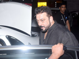 Sanjay Dutt walks in swag as he gets clicked at the airport
