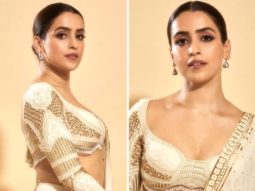 Sanya Malhotra’s most recent traditional appearance in a white and golden saree has us in awe