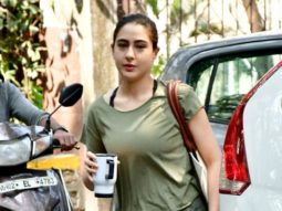 Sara Ali Khan poses with fans post workout sessions
