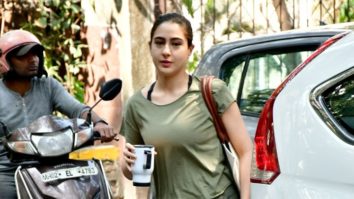 Sara Ali Khan poses with fans post workout sessions