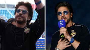 Shah Rukh Khan greets audiences with Pathaan dialogue at the DP World International League T20 in Dubai; audiences roar and cheer for the superstar