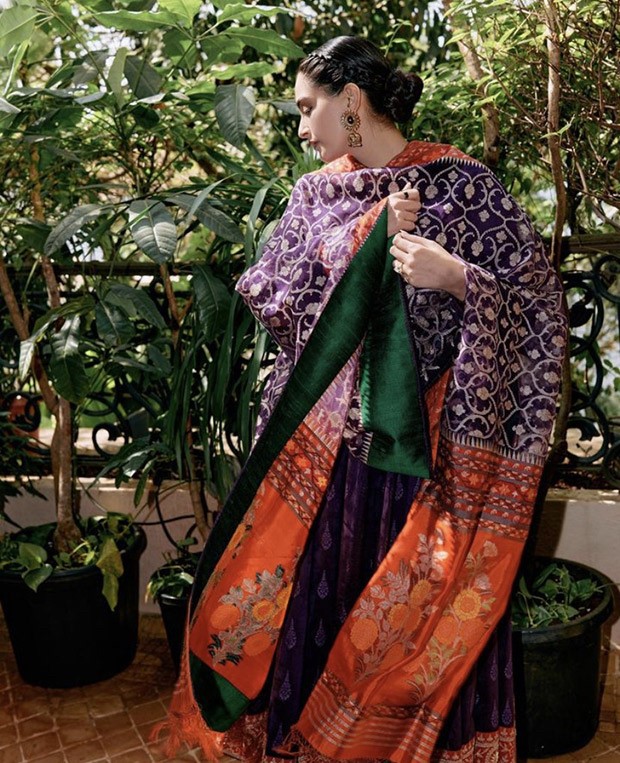 Sonam Kapoor startled us with her festive Makar Sankranti look in deep purple Anarkali, and it is really incredibly beautiful