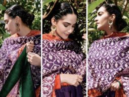 Sonam Kapoor startled us with her festive Makar Sankranti look in deep purple Anarkali, and it is really incredibly beautiful