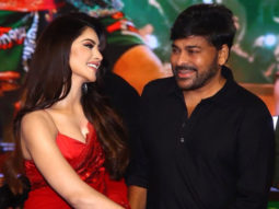 Urvashi Rautela showcases her respect for Chiranjeevi in the most traditional way at Waltair Veerayya success event