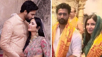 Vicky Kaushal and Katrina Kaif visit the famous Siddhivinayak Temple in Mumbai