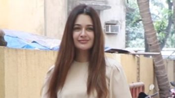 Yuvika Chaudhary poses for paps in comfy casuals