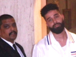 AP Dhillon gets clicked as he attends Amrita Arora’s birthday party