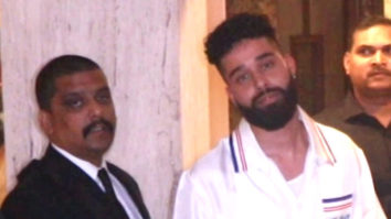 AP Dhillon gets clicked as he attends Amrita Arora’s birthday party