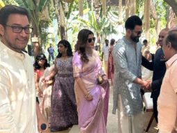 Aamir Khan’s fans express concern after he is seen using a walking stick at a recent wedding