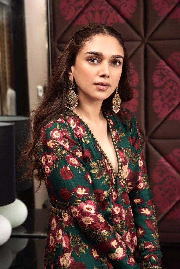 Aditi Rao Hydari’s floral gharara set for Taj: Divided by blood promotions is straight out of a royal closet