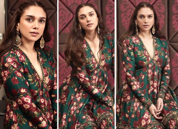 Aditi Rao Hydari’s floral gharara set for Taj: Divided by blood promotions is straight out of a royal closet : Bollywood News