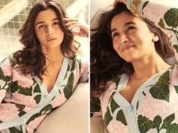 Alia Bhatt in a floral knit co-ord set by Oscar De Ra Lenta proves that she is the chicest mommy in town