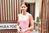 Ananya Panday gets snapped outside her Yoga class