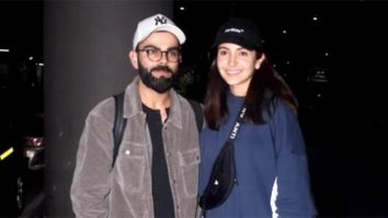 Anushka Sharma & Virat Kohli pose for paps sporting casuals