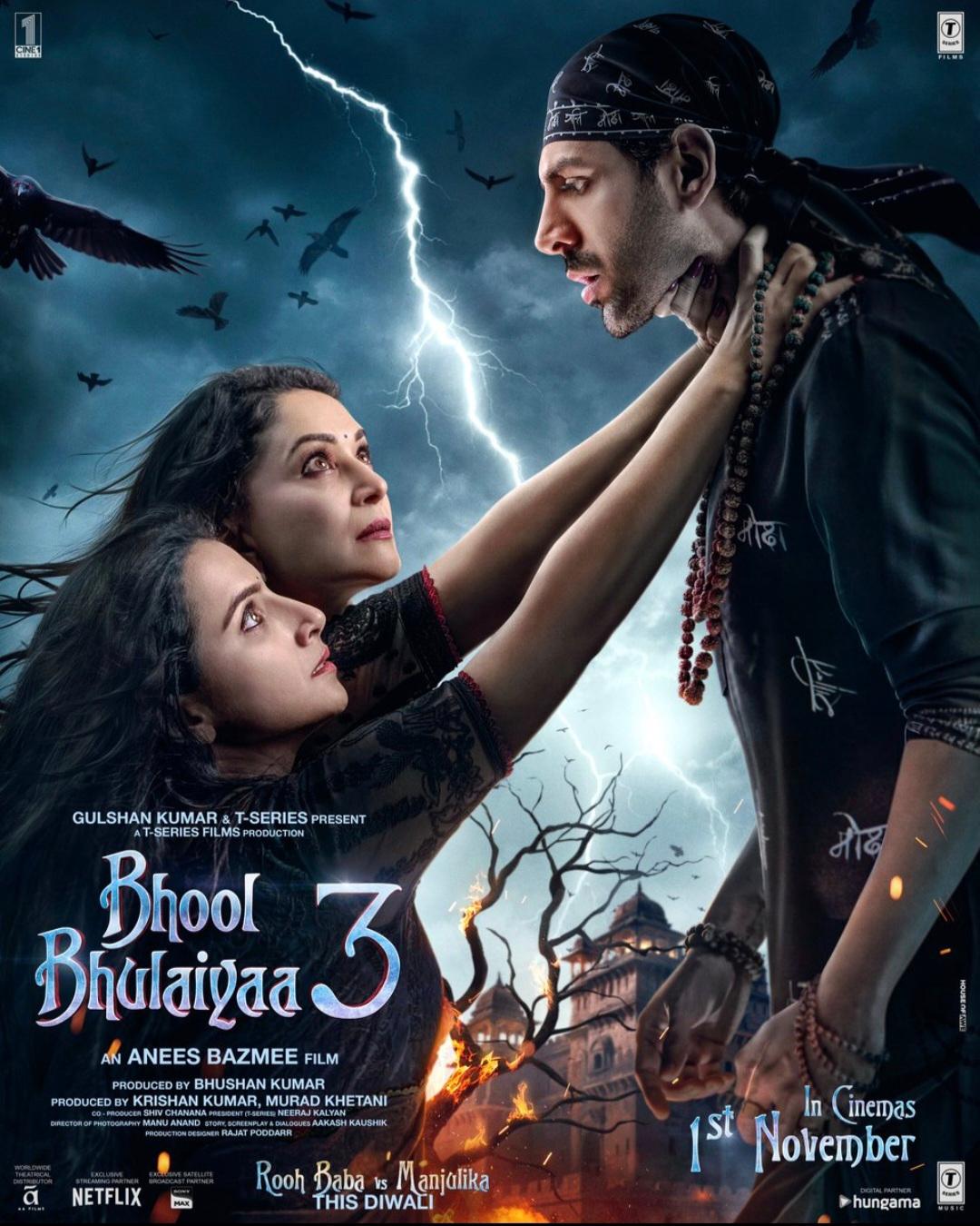 Bhool Bhulaiyaa 3 Movie Review Release Date (2024) Songs Music
