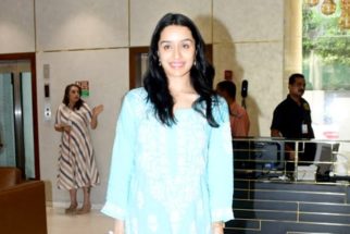 Cuteness overloaded! Shraddha Kapoor smiles for paps sporting a blue kurti at T-series office