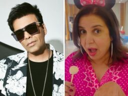 Karan Johar and Farah Khan have a fun conversation at Yash and Roohi’s birthday bash; watch video