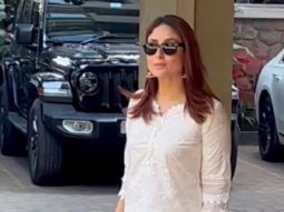 Kareena Kapoor Khan gets clicked in an all white salwar