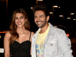 Kriti Sanon and Kartik Aaryan look good as an on-screen couple at Shehzada promotions