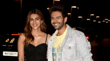 Kriti Sanon and Kartik Aaryan look good as an on-screen couple at Shehzada promotions