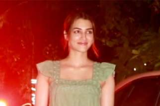 Kriti Sanon looks cute as she smiles for paps in green outfit