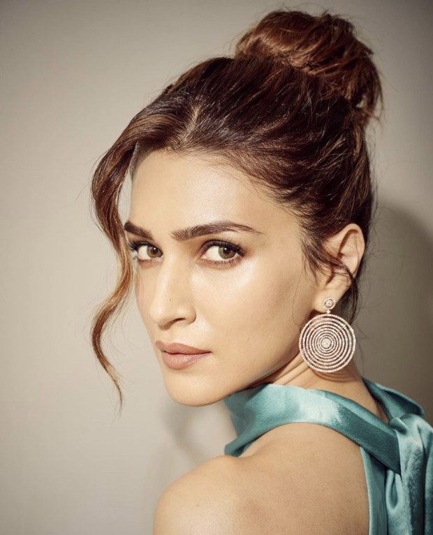 Kriti Sanon’s lagoon blue satin dress worth Rs. 89,117 is undoubtedly meant for romantic dinner dates 