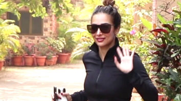 Malaika Arora greets paps on her way to the gym
