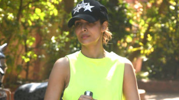 Malaika Arora poses for selfie with fans post workout session