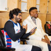 NBA legends Dwyane Wade and Giannis Antetokounmpo appreciate Ranveer Singh at All-Star Celebrity Game