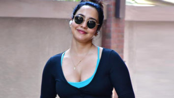 Neha Sharma poses for paps as she gets clicked outside gym