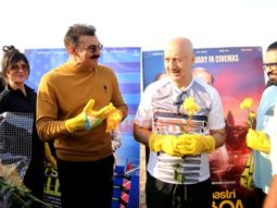 Photos: Anupam Kher, Nargis Fakhri and the team of Shiv Shastri Balboa snapped cleaning up Versova beach