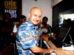 Photos: Anupam Kher snapped at PVR ECX for Shiv Shastri Balboa promotions