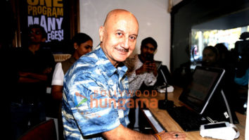 Photos: Anupam Kher snapped at PVR ECX for Shiv Shastri Balboa promotions