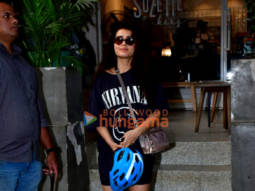 Photos: Fatima Sana Shaikh snapped at a cafe in Bandra