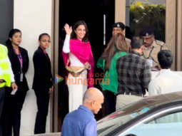 Photos: Kiara Advani and Manish Malhotra arrive at Jaisalmer airport