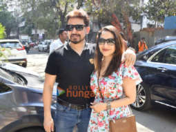 Photos: Madhuri Dixit and Shriram Madhav Nene snapped in Bandra