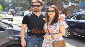 Photos: Madhuri Dixit and Shriram Madhav Nene snapped in Bandra