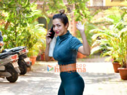 Photos: Malaika Arora and Kim Sharma spotted outside Diva Yoga in Bandra