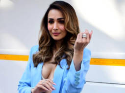Photos: Malaika Arora snapped during a shoot in Goregaon